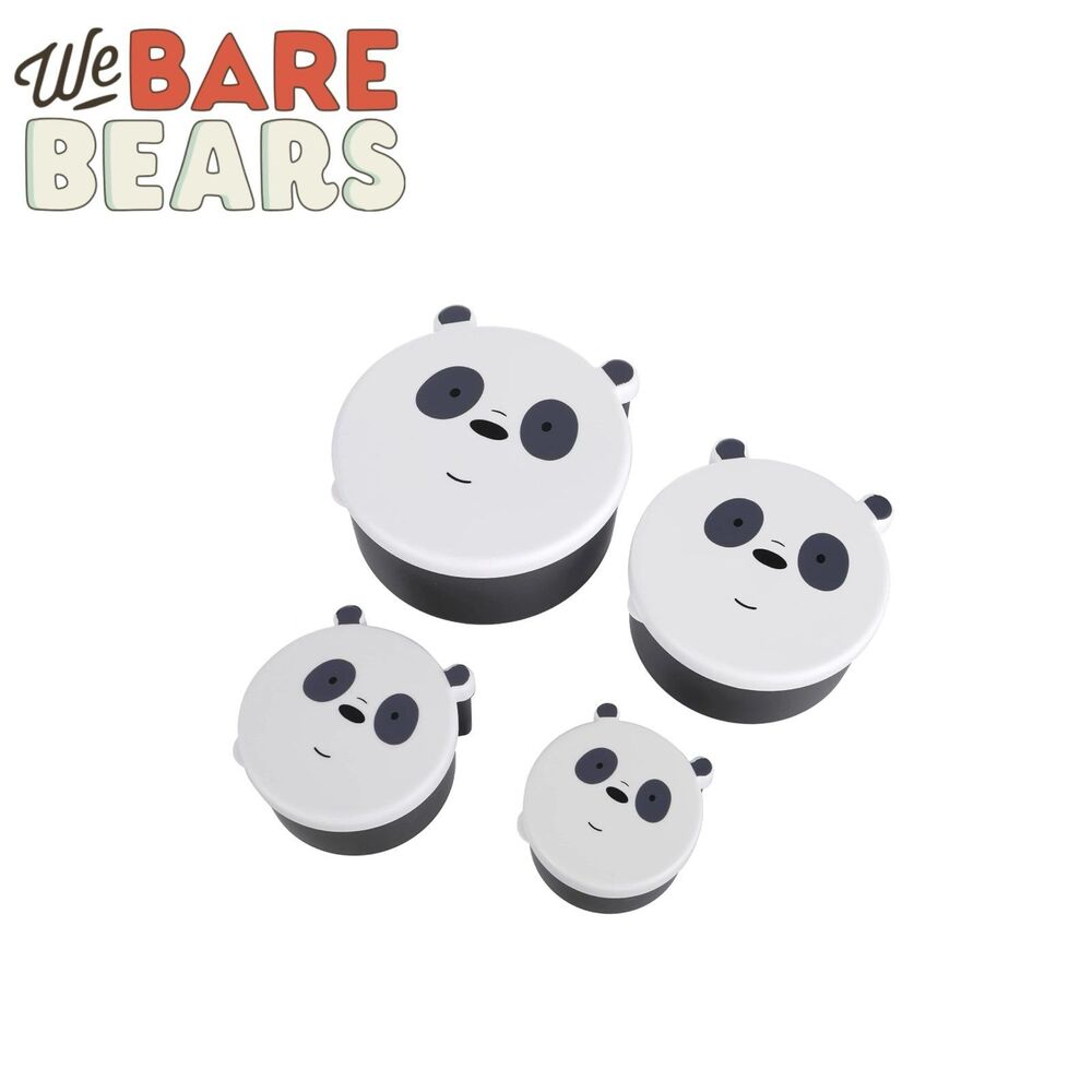 Cartoon Network We Bare Bears Set of 4 Food Container